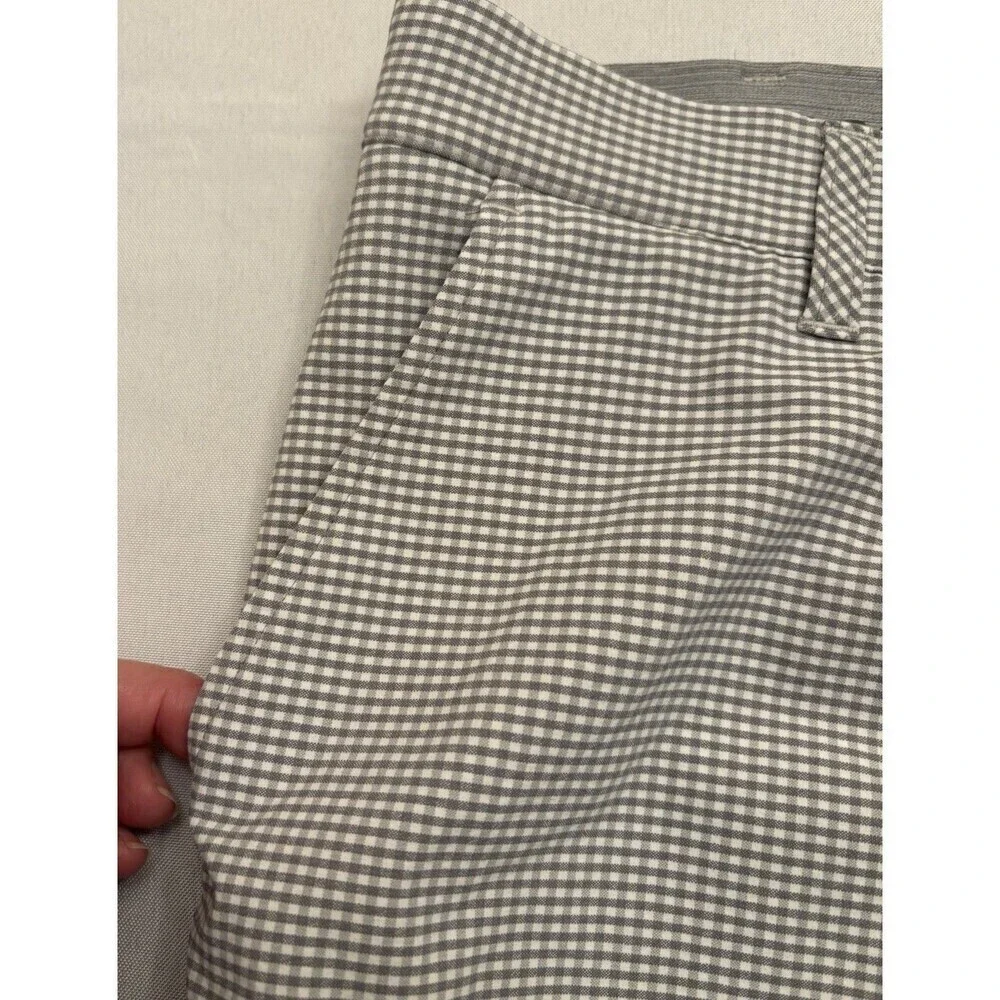 ADIDAS Gray Gingham Golf Short Men's 40 Performance 10